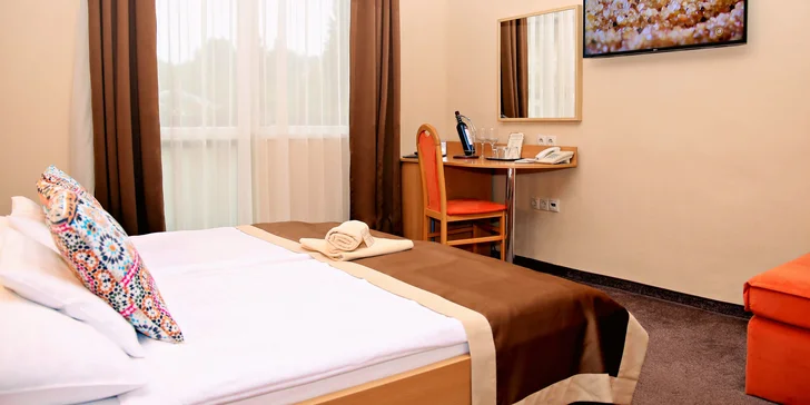 Pobyt u lázní Ellipsum: příjemný hotel s polopenzí, wellness i slevou na masáž