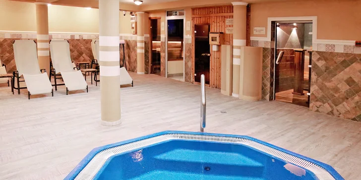 Pobyt u lázní Ellipsum: příjemný hotel s polopenzí, wellness i slevou na masáž