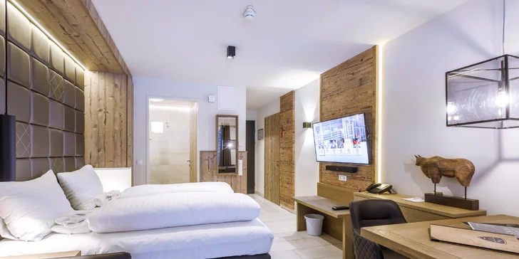 Dovolená v Saalbachu: moderní 4* apartmány v alpském stylu, snídaně, karta výhod