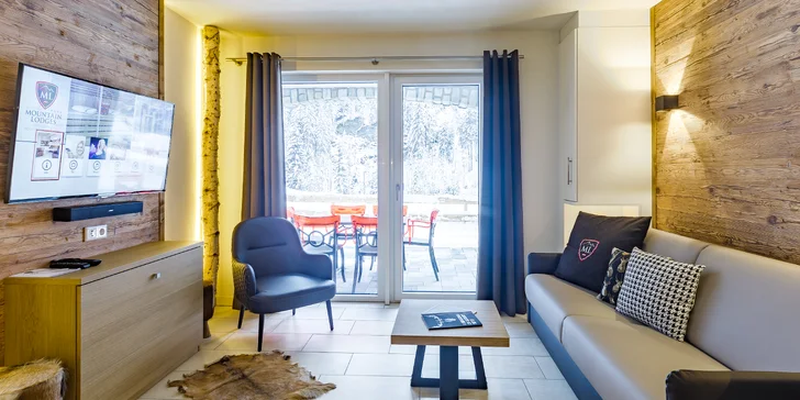 Dovolená v Saalbachu: moderní 4* apartmány v alpském stylu, snídaně, karta výhod