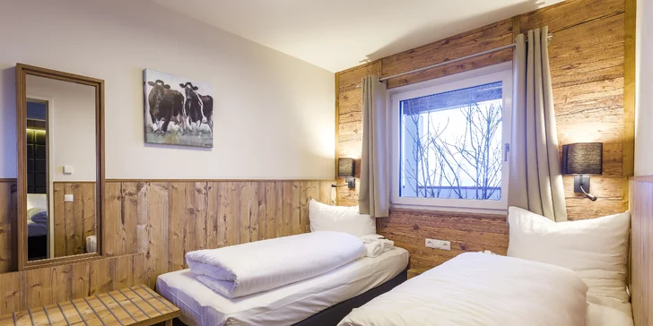 Dovolená v Saalbachu: moderní 4* apartmány v alpském stylu, snídaně, karta výhod