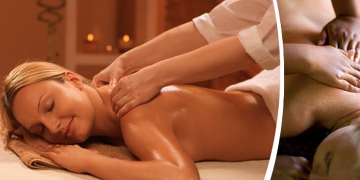 60minutová klasická relaxační masáž