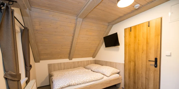 Zbrusu nové apartmány v Jizerských horách: pobyt bez stravy i se snídaní a privátní vířivkou či saunou