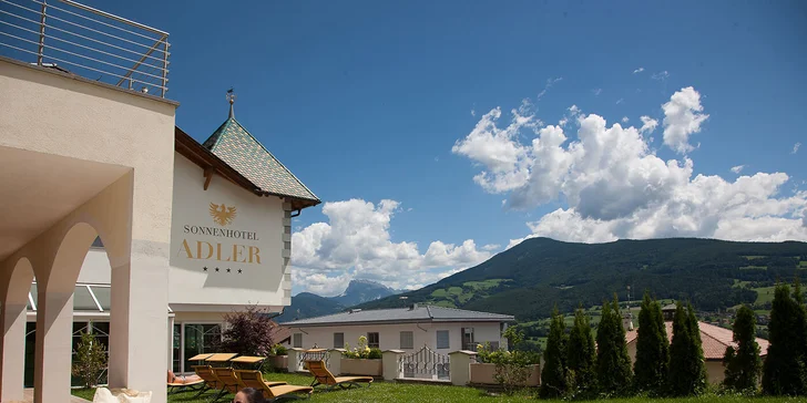 Adult only hotel v Dolomitech: polopenze plus, neomezený wellness a atrakce zdarma či se slevou