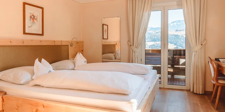 Adult only hotel v Dolomitech: polopenze plus, neomezený wellness a atrakce zdarma či se slevou