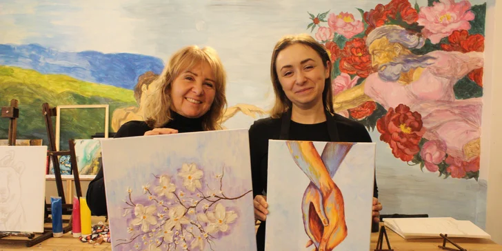 Art rande: romantický workshop malování akrylem i s lahví sektu a občerstvením