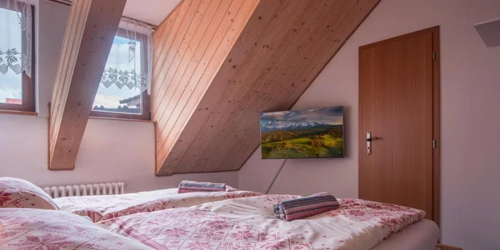 Dovolená pod Belianskými Tatrami se snídaní či polopenzí: krásná příroda i sauna