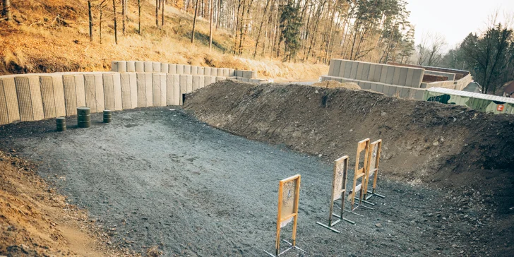Westernový střelecký balíček pro 1 i 2 osoby: brokovnice, revolver a puška