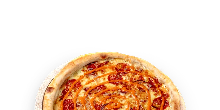 40cm pizza dle výběru, dip a osvěžující nápoj pro 1 nebo 2 osoby