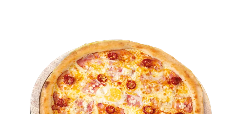 40cm pizza dle výběru, dip a osvěžující nápoj pro 1 nebo 2 osoby