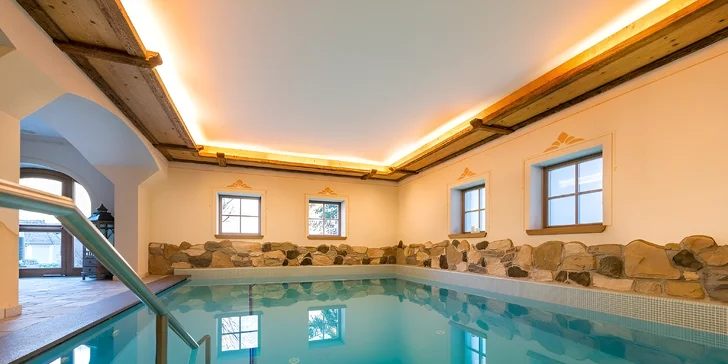 Aktivní dovolená i relax v italských Alpách: 4* hotel s polopenzí, wellness, karta výhod