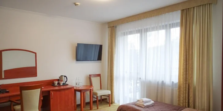 Pobyt nedaleko lázní Krynica-Zdrój s jídlem a neomezeným wellness