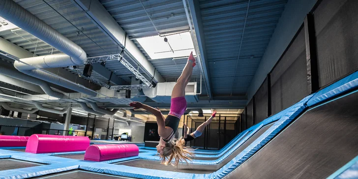 Vstup do trampolínového parku Toboga JUMP! na 60, 90 nebo 120 min.