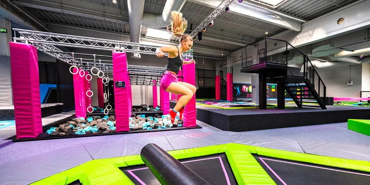 Vstup do trampolínového parku Toboga JUMP! na 60, 90 nebo 120 min.