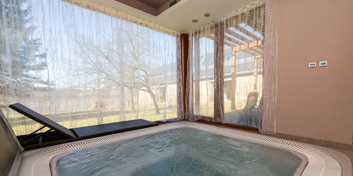 Luxusní 4* pobyt na Vysočině: polopenze, wellness, možnost masáží i VIP apartmá s jacuzzi