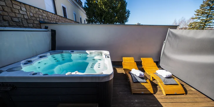 Luxusní 4* pobyt na Vysočině: polopenze, wellness, možnost masáží i VIP apartmá s jacuzzi