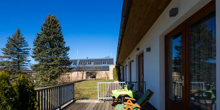 Luxusní 4* pobyt na Vysočině: polopenze, wellness, možnost masáží i VIP apartmá s jacuzzi