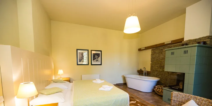Luxusní 4* pobyt na Vysočině: polopenze, wellness, možnost masáží i VIP apartmá s jacuzzi