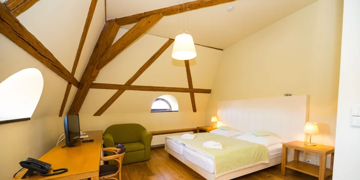 Luxusní 4* pobyt na Vysočině: polopenze, wellness, možnost masáží i VIP apartmá s jacuzzi