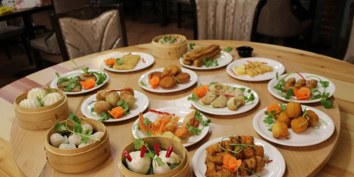 2hod. all you can eat výběrem z menu plné asijských specialit v centru Prahy