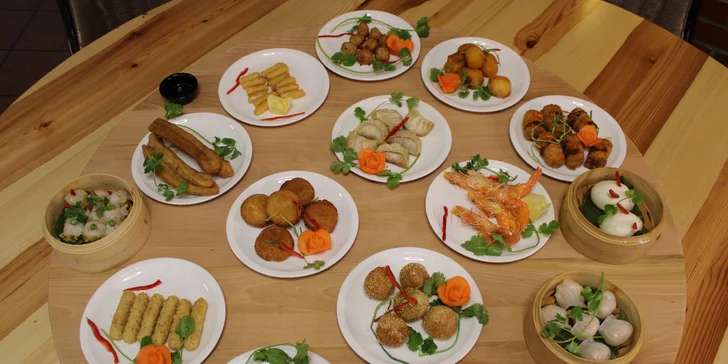2hod. all you can eat výběrem z menu plné asijských specialit v centru Prahy