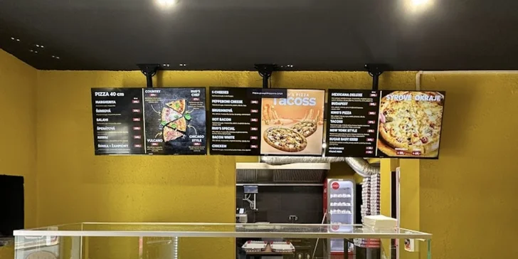 40cm pizza dle výběru, dip a osvěžující nápoj pro 1 nebo 2 osoby