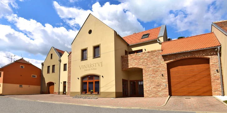 Pobyt ve vinařství v Klentnici: welcome drink i možnost snídaně