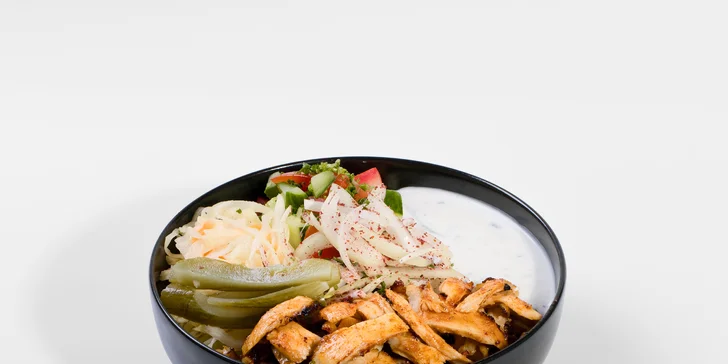 Shawarma, falafel, arayes či denní specialita v restauraci Safir
