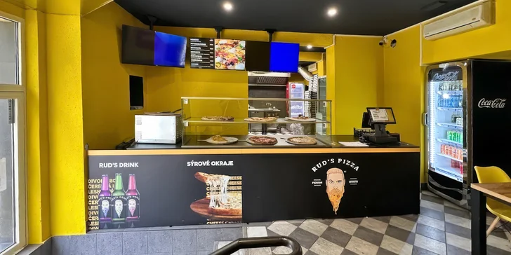 40cm pizza dle výběru, dip a osvěžující nápoj pro 1 nebo 2 osoby