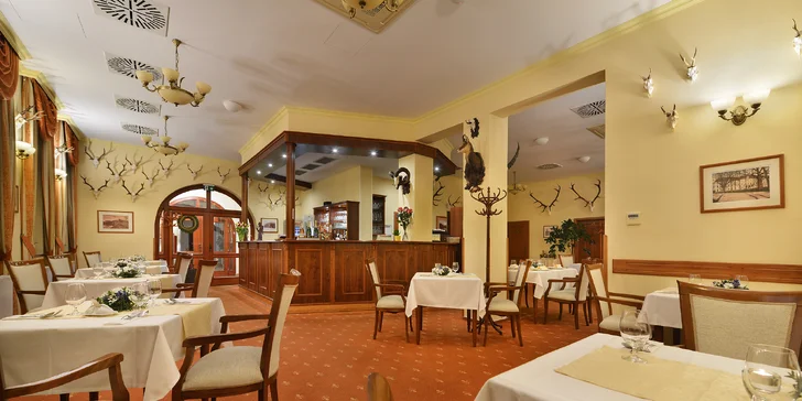 Pobyt v Hluboké nad Vltavou s polopenzí i wellness: hotel pod zámkem v blízkosti golfu