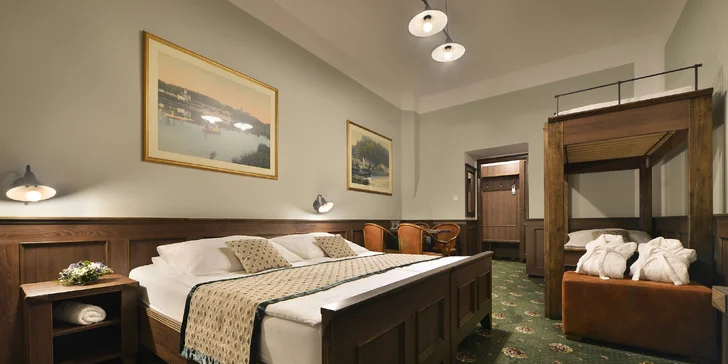 Pobyt v Hluboké nad Vltavou s polopenzí i wellness: hotel pod zámkem v blízkosti golfu