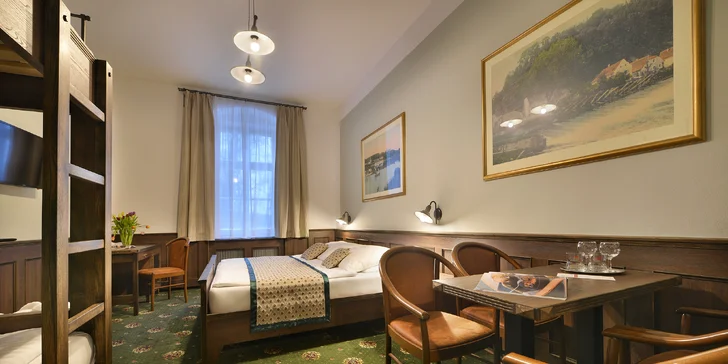 Pobyt v Hluboké nad Vltavou s polopenzí i wellness: hotel pod zámkem v blízkosti golfu