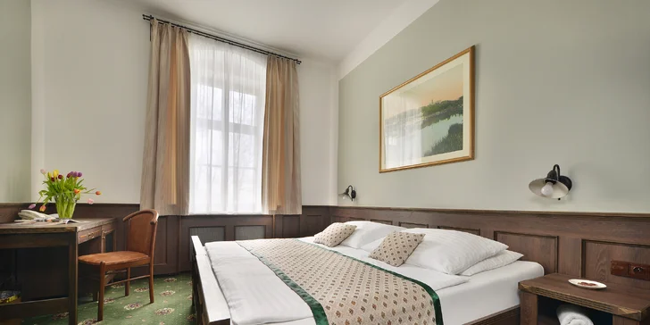 Pobyt v Hluboké nad Vltavou s polopenzí i wellness: hotel pod zámkem v blízkosti golfu