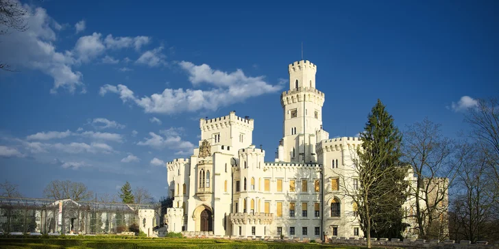 Pobyt v Hluboké nad Vltavou s polopenzí i wellness: hotel pod zámkem v blízkosti golfu