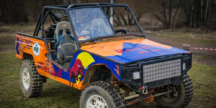 Zážitková spolujízda v offroad speciálu na terénní rallye trati v Přelouči