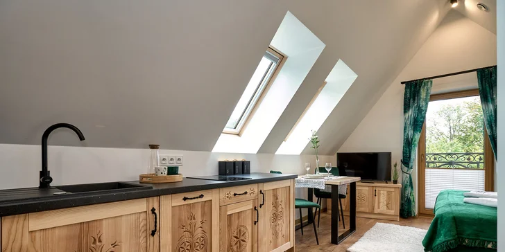 Zakopané: apartmán se vstupem do wellness, snídaně i sleva do termálů