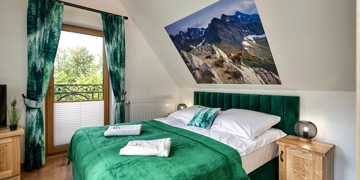 Zakopané: apartmán se vstupem do wellness, snídaně i sleva do termálů