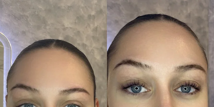 Smyslné řasy a obočí: lash lifting či laminace obočí i včetně barvení