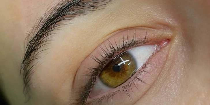 Smyslné řasy a obočí: lash lifting či laminace obočí i včetně barvení