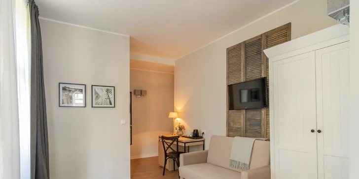 Příjemný hotel přímo u Baltu: snídaně, sauna a denně hodina v aquaparku