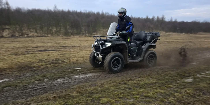 Zážitková jízda na čtyřkolce na terénní trati: 1 nebo 3 hod. pro 1 osobu