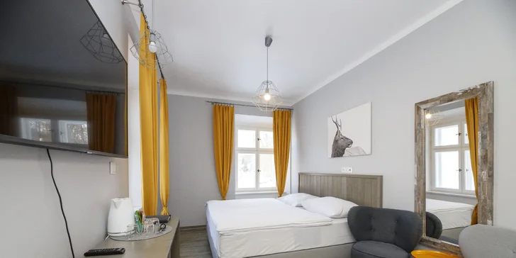 Jeseníky: hotel ve skandinávském stylu, snídaně a láhev vína
