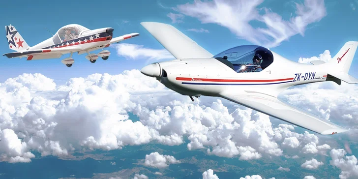 Staňte se na chvíli pilotem: až 40 min. řízení sportovního letounu
