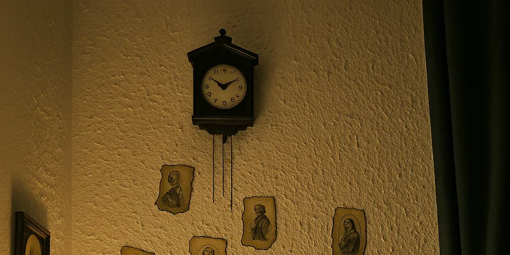 Zábavná únikovka Magický orloj pro 2–4 hráče vhodná i pro rodiny s dětmi