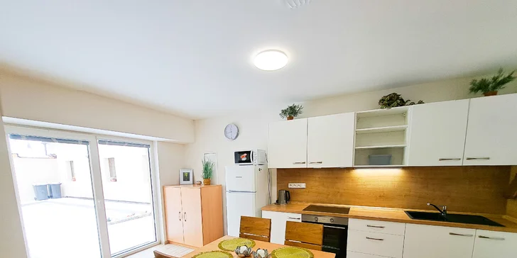 Týn nad Vltavou pro dva i rodinu: krásné apartmány s prostornou kuchyní