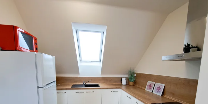 Týn nad Vltavou pro dva i rodinu: krásné apartmány s prostornou kuchyní