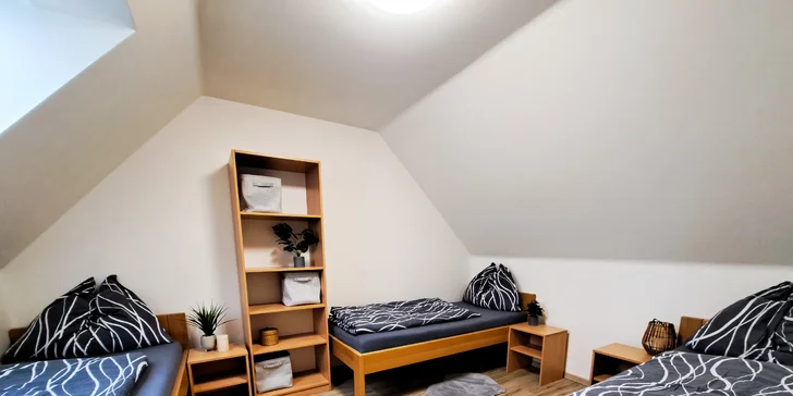 Týn nad Vltavou pro dva i rodinu: krásné apartmány s prostornou kuchyní
