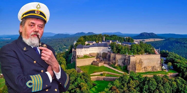Autobusem z Prahy na plavbu historickým parníkem z Ústí n. L. na pevnost Königstein s obědem, večeří, živou hudbou a průvodcem po celý den