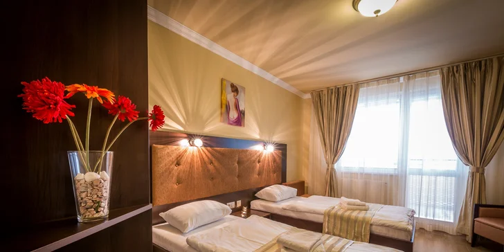 Pobyt u Slunečných jezer s polopenzí, wellness i vstupem do aquaparku