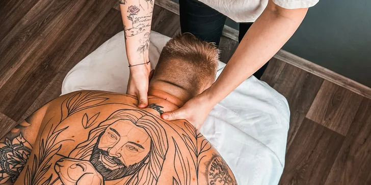 Maderoterapie, klasická masáž zad, šíje, rukou a nohou i parafínový zábal: 30–90 minut
